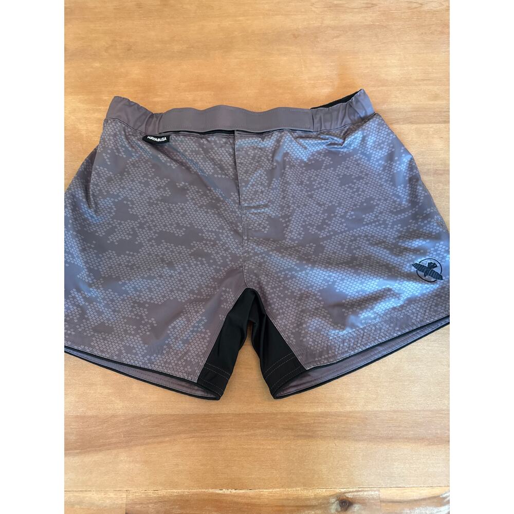 Hayabusa Men’s MMA Shorts XXL Gray Adjustable